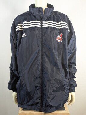 Adidas Cleveland Indians lightweight windbreaker jacket